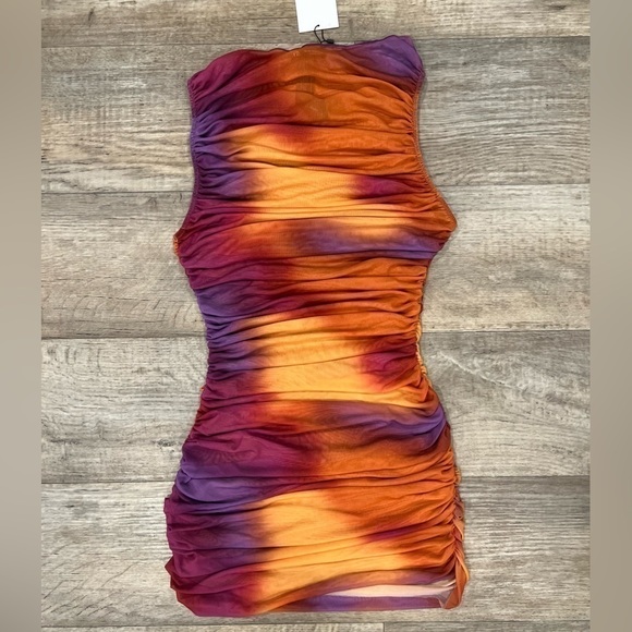 LAST ONE!!! ZARA Printed Ruched Mini Dress - Picture 16 of 17